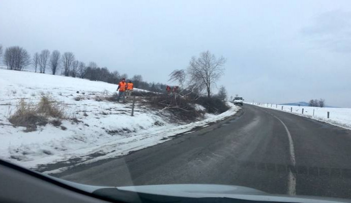 V Jeseníkách sněžilo, všechny silnice jsou ale sjízdné