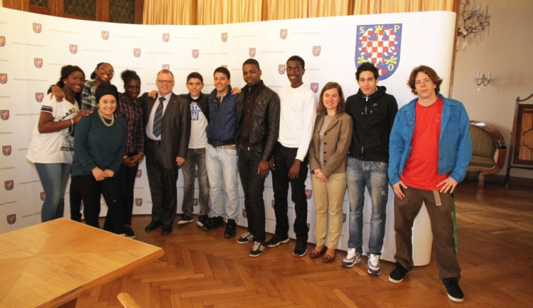 Studenti z Francie poznávají Olomouc