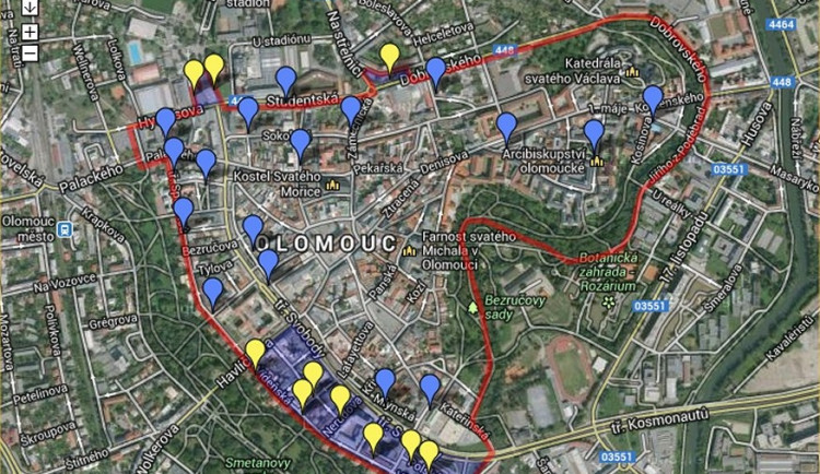Radnice chce v Olomouci zavést placení parkovného pomocí mobilů