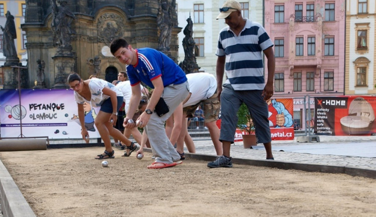 Na Horním náměstí se bude hrát pétanque