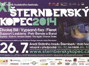 Open air festival ŠTERNBERSKÝ KOPEC 2014 - již tuto sobotu!