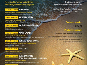 Olomoucké divadelní prázdniny začnou již příští týden