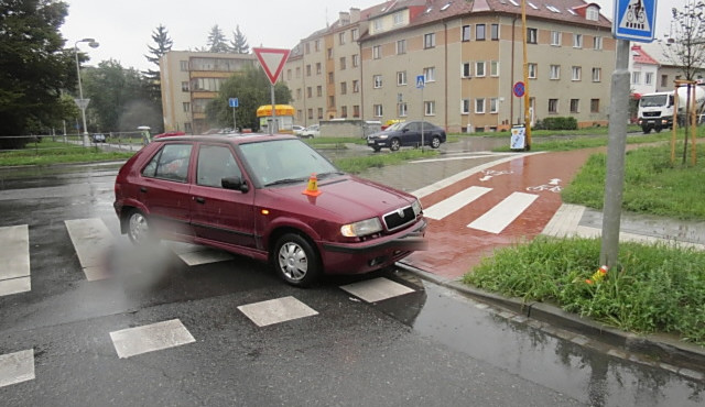 S 3,12 promile se řítil Olomoucí, zastavil ho až sloup