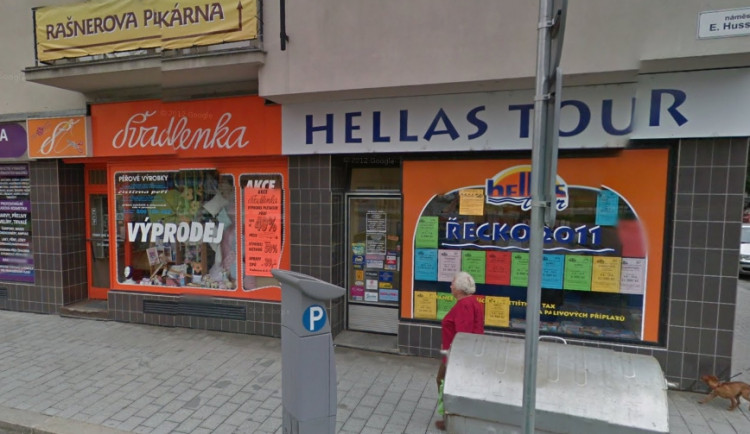 Hellas tour v Prostějově, zdroj: www.googlemaps.cz