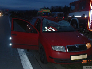 Řidiče na R35 usmrtilo kolo uvolněné z nákladního auta