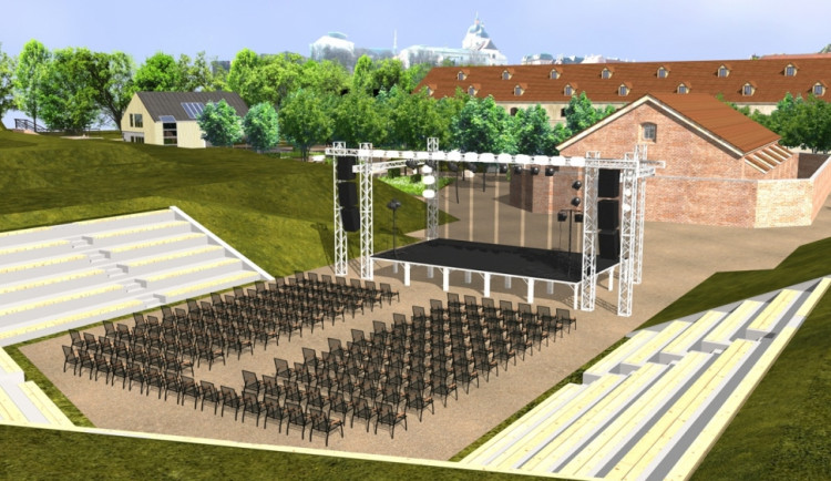 Na Korunní pevnůstce v květnu vyroste amfiteátr
