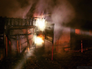 Rozsáhlý požár zničil konírnu na Olomoucku, nikdo nebyl zraněn