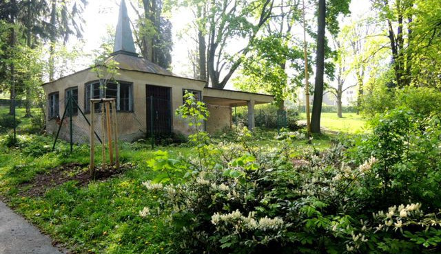 Kubistický altán ve šternberských Tyršových sadech se stal kulturní památkou