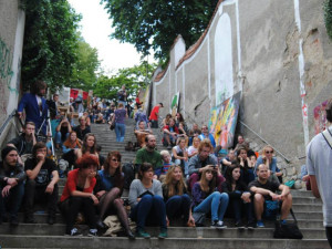 Přijďte si posedět na Michalské schody, druhý ročník festivalu Michalský výpad je tu