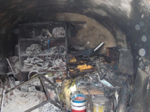 V Medlově hořela kůlna, při požáru se popálilo dítě