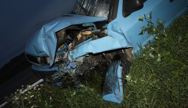 Mezi Unčovicemi a Rozvadovicemi se srazily dvě škodovky