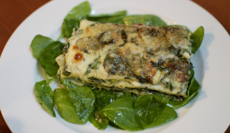 Tip na polední menu: Domácí špenátové lasagne