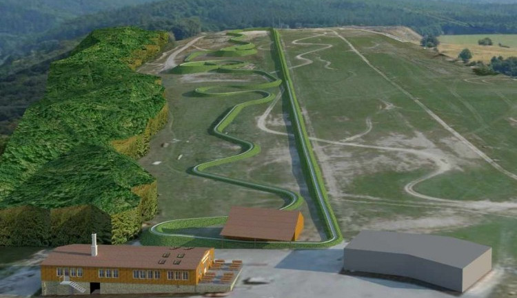 V Hlubočkách se od poloviny října otevře jedna z nejdelších bobových drah v Česku