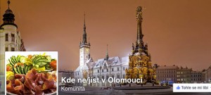 Bič i výzva pro olomoucké restaurace, to je facebooková stránka "Kde ne/jíst v Olomouci"