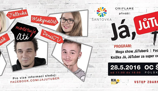 JůTubeři vyrazí na tour, zastaví se i u nás v Šantovce