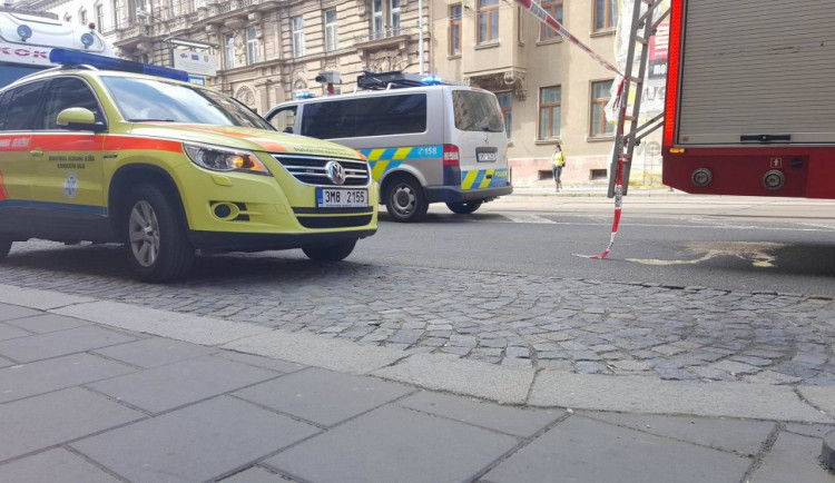 Na Palackého ulici v Olomouci srazil seniorku kamion