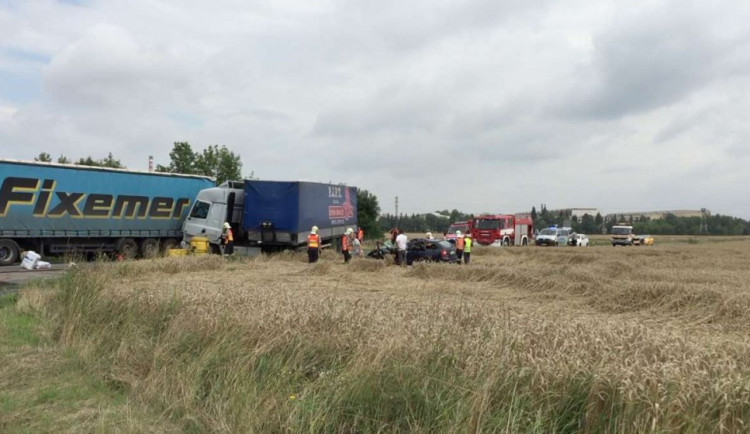 Černé pondělí pro záchranáře, v Olomouckém kraji již od rána řeší několik desítek vážných případů