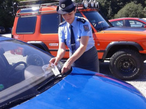 Preventivní akce policistů na Poděbradech