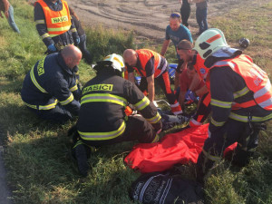 VIDEO: Černá neděle pro záchranáře – motorkáři bourali na Ecce Homo i u Bělkovic-Lašťan