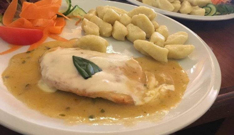 Jídlo v Restauraci u Huberta