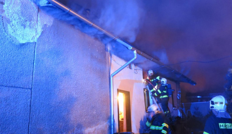 Dnes v noci vzplála stolařská dílna v obci Horka nad Moravou