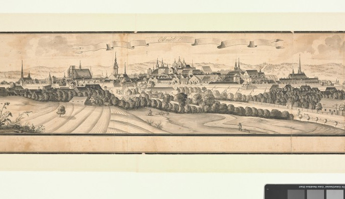 Univerzita Palackého odhalí dosud neznámou vedutu barokní Olomouce. Objevena byla v antikvariátu