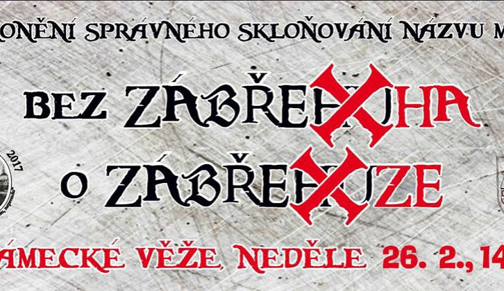 V Zábřehu, nebo v Zábřeze? Město vyvěsí informační tabuli se správným skloňováním