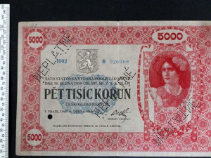 Kriminalisté našli historickou bankovku, která byla ukradená a následně vystavena na aukci
