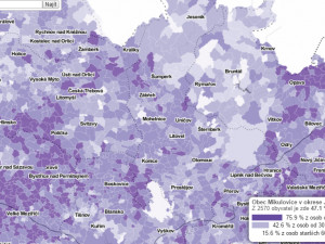 V Olomouckém kraji má největší procento rodáků Horní Štěpánov
