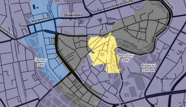 Obyvatelé Horního náměstí volili Piráty, okolí plechárny zase ODS. Podívejte se na podrobnou mapu