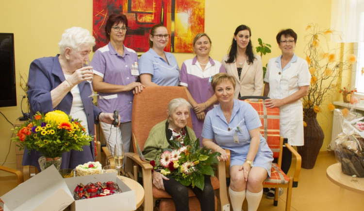 Nejstarší obyvatelka Olomouce Marta Musilová dnes oslavuje 107. narozeniny