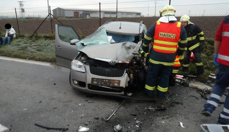 AKTUALIZOVÁNO: Po nehodě u Dubu nad Moravou je cesta znovu průjezdná