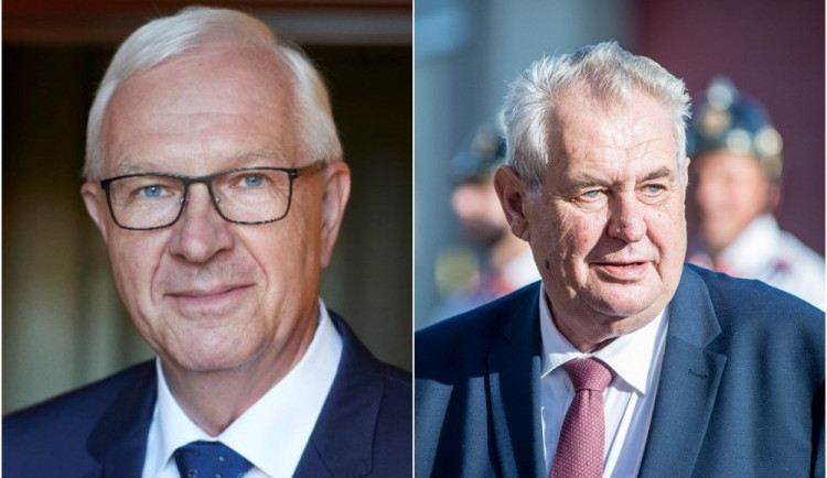 Jiří Drahoš a Miloš Zeman