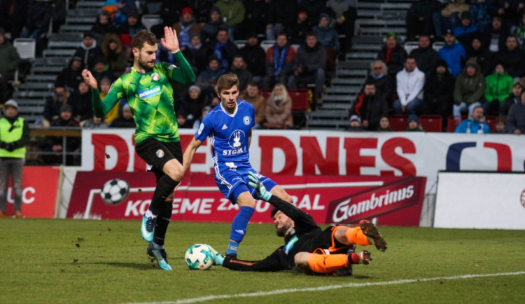 FOTOGALERIE: Sigma si z domácího zápasu s Plzní vybojovala bod, ač měla na hřišti převahu