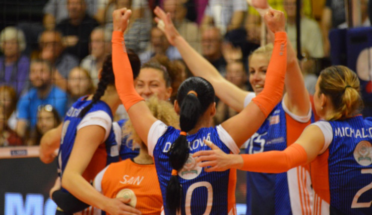 Volejbalistky Olomouce jsou krok od semifinále, na Olympu zvítězily ve čtyřech setech