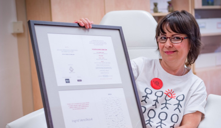 Nábor dárců kostní dřeně naplňuje můj život, říká oceněná sestra z olomoucké nemocnice Ingrid Venclíková