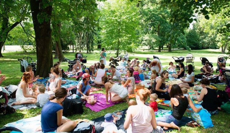 Olomoucké maminky oslaví týden respektu k porodu v kavárně V lese