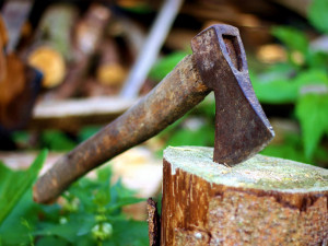 Muž v Pavlovičkách sekl ženu sekerou do hlavy, strážníci ho našli, jak se schovává v křoví