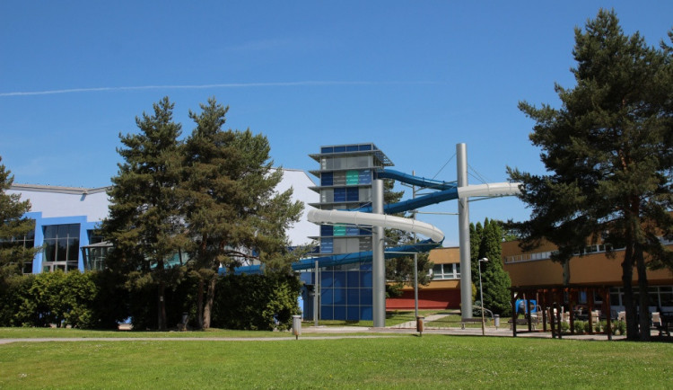 Tobogán na olomouckém plaveckém stadionu