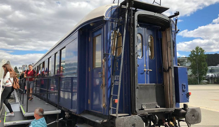 Třetí týden v červenci bude na olomouckém nádraží vystaven prezidentský vlak