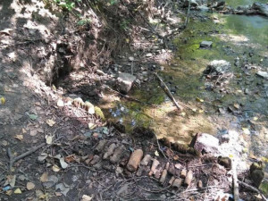 Muž našel v řece granáty a miny z druhé světové války. Munici pyrotechnik zneškodnil na poli