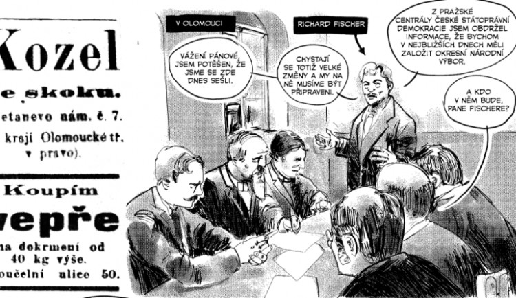 Univerzita Palackého ke 100. výročí republiky pokřtila komiks. Jeho tvůrci jsou Ticho762 a Martin Šinkovský