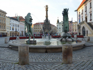 Olomoucké kašny se chystají na zimu. Vypouštějí se a čeká je kontrola