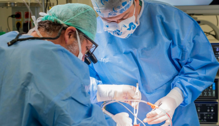 Chirurgové z olomoucké nemocnice operovali pomocí endoskopu jako první v republice. Pomohli tak holčičce od velkého trápení