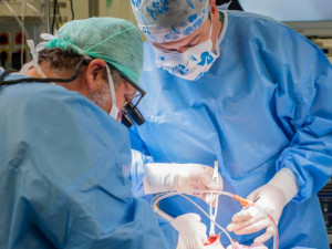 Chirurgové z olomoucké nemocnice operovali pomocí endoskopu jako první v republice. Pomohli tak holčičce od velkého trápení