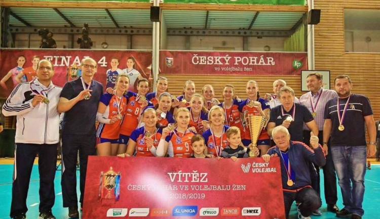 Olomoucké volejbalistky slaví velký úspěch, v Brně vyhrály Český pohár