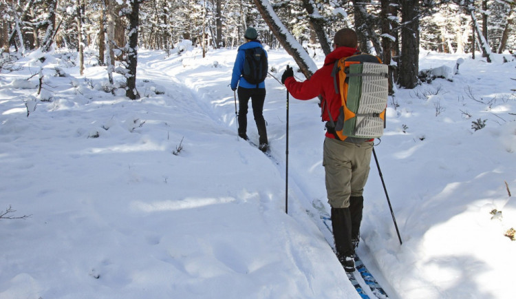 Lyžaři i běžkaři si užívali o víkendu v Jeseníkách. Lyžařské areály byly plné i díky jarním prázdninám
