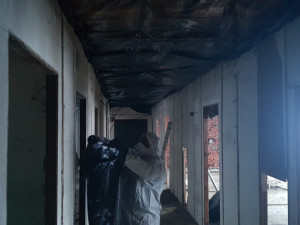 likvidace staré budovy s azbestovými prvky