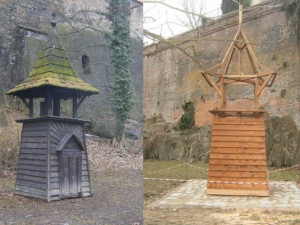 Replika zvoničky už je instalována v Bezručových sadech. Bude v ní i zvon