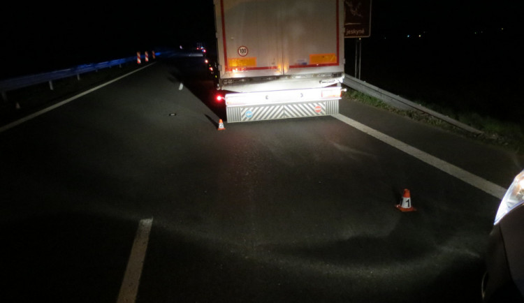 Řidiči kamionu vběhli pod kola dva jeleni, kteří zahynuli. Na autě vznikla škoda za sto dvacet tisíc
